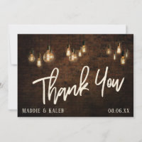 Bricks w/ Vintage Edison Lights, Industrial Vibe