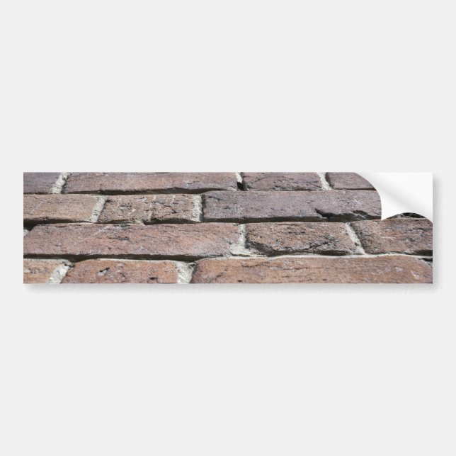 BRICKS WALL BUMPER STICKER (Front)