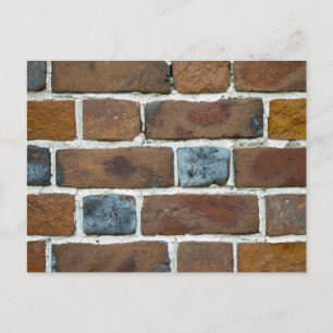 BRICKS WALL POSTCARD