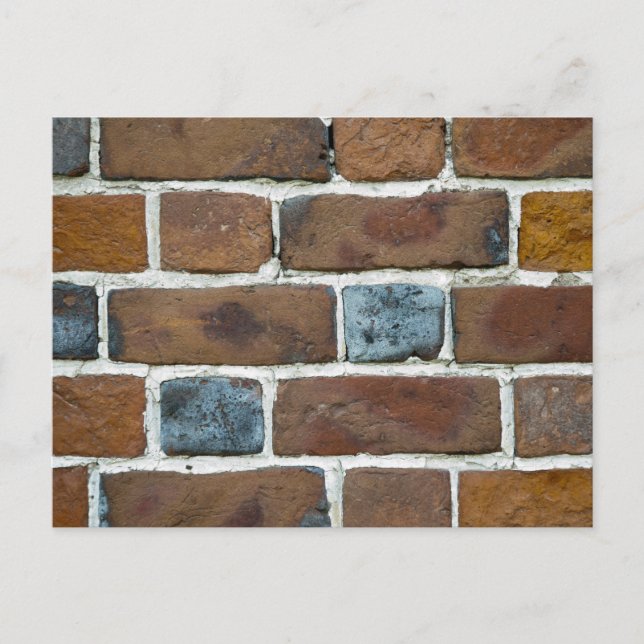 BRICKS WALL POSTCARD (Front)