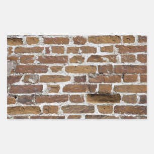 BRICKS WALL RECTANGULAR STICKER