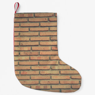 Bricks wall red bricks brick wall small christmas stocking
