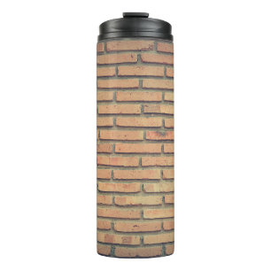 Bricks wall red bricks brick wall thermal tumbler