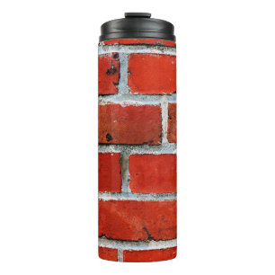Bricks wall red bricks brick wall thermal tumbler