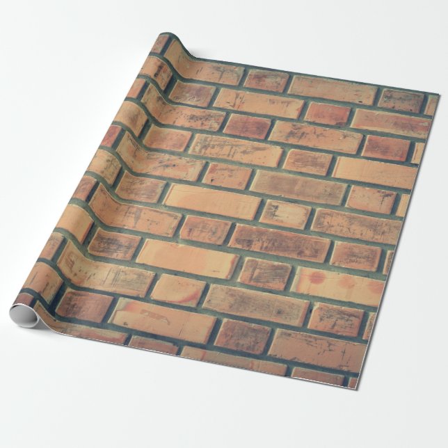 Bricks wall stone wall brick wall wrapping paper (Unrolled)