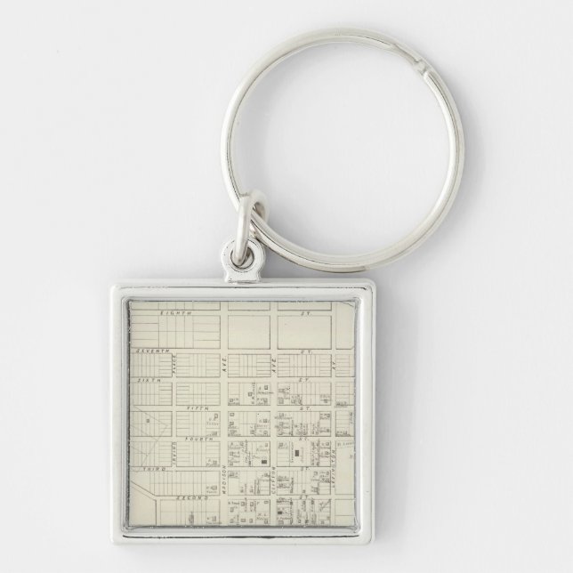 Bricksburg, Ocean County New Jersey Key Ring (Front)