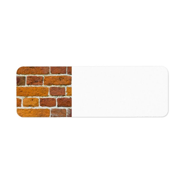 Brickwall Return Address Label (Front)