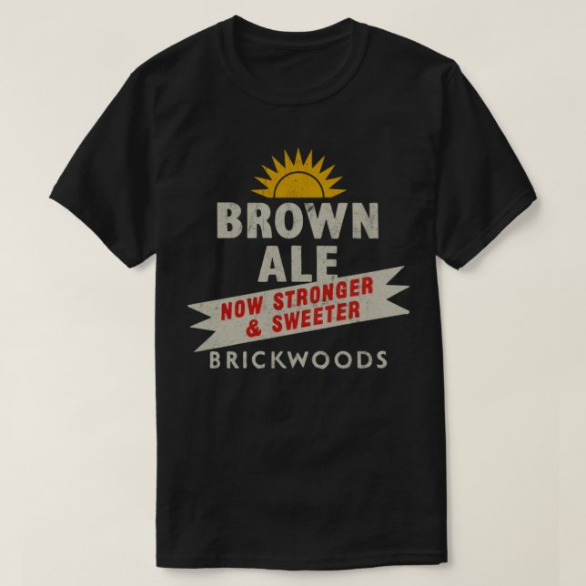 Brickwoods Brown Ale T-Shirt (Design Front)