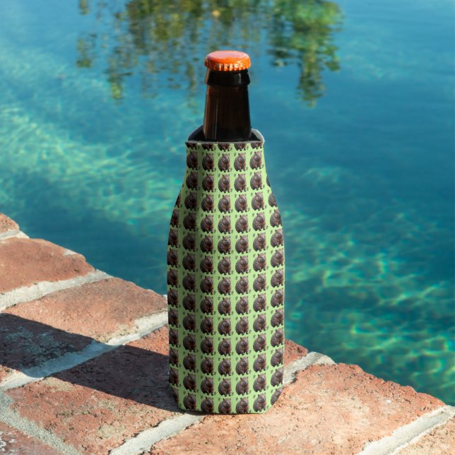 Brickwork Burrow: A Wombat's Green Canvas, Bottle Cooler (In Situ Pool)