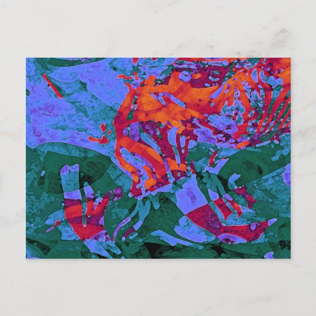 "Brickworks: Advent" Colourful Art Post Card (Front)