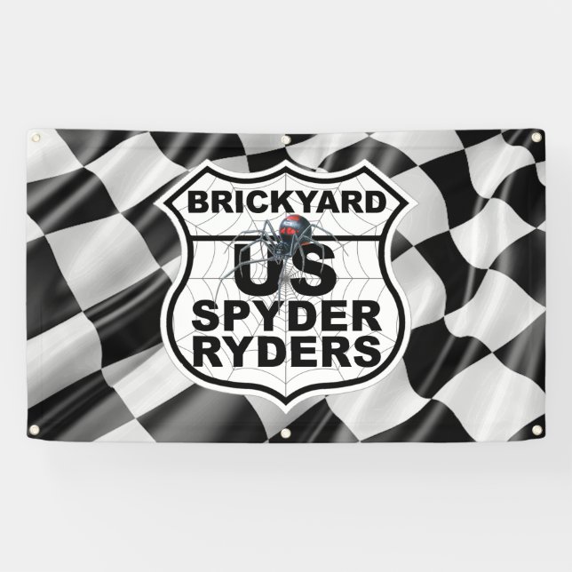 Brickyard Chapter - Banner Finish Flag Logo (Horizontal)