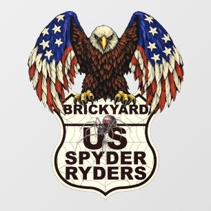 Brickyard Chapter - Decal Eagle Logo