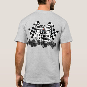 Brickyard Chapter - Finish Flags Logo T-Shirt