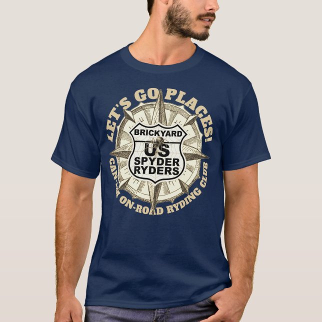 Brickyard Chapter - Let's Go Places! T-Shirt (Front)
