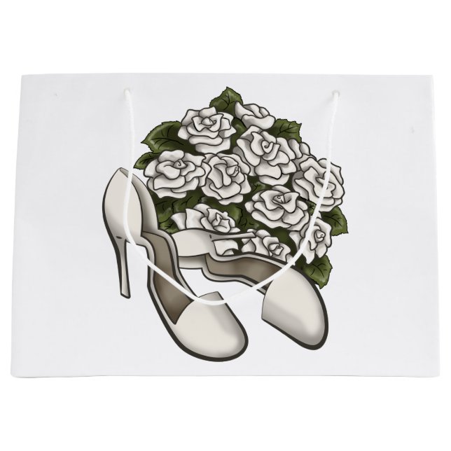 Bridal Accessories Large Gift Bag (Front)