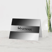 BRIDAL ATTENDANT REQUEST - HOSTESS -Grey/Black