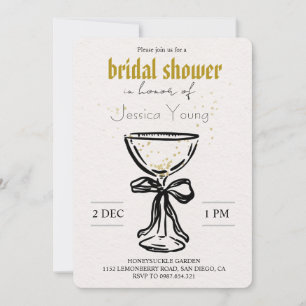 Bridal Bash & Cocktail Call bridal  Invitation