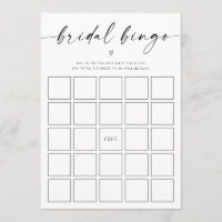 Bridal Bingo Bridal Shower Game