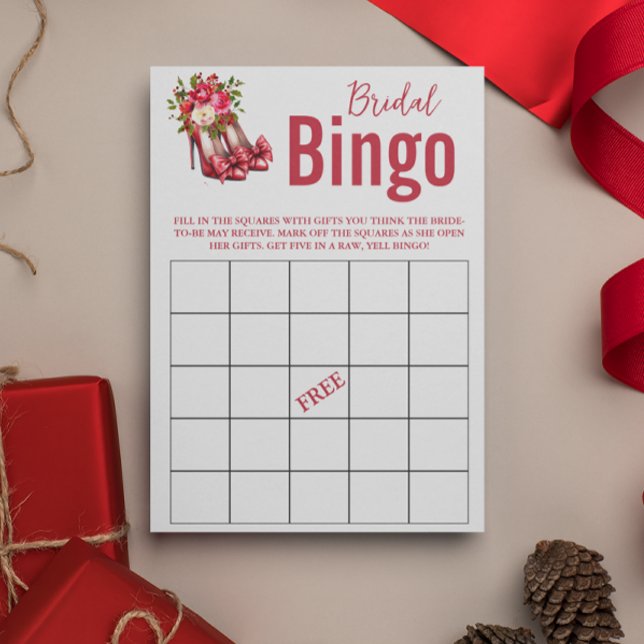 Bridal Bingo Christmas Bridal Shower Game (Creator Uploaded)