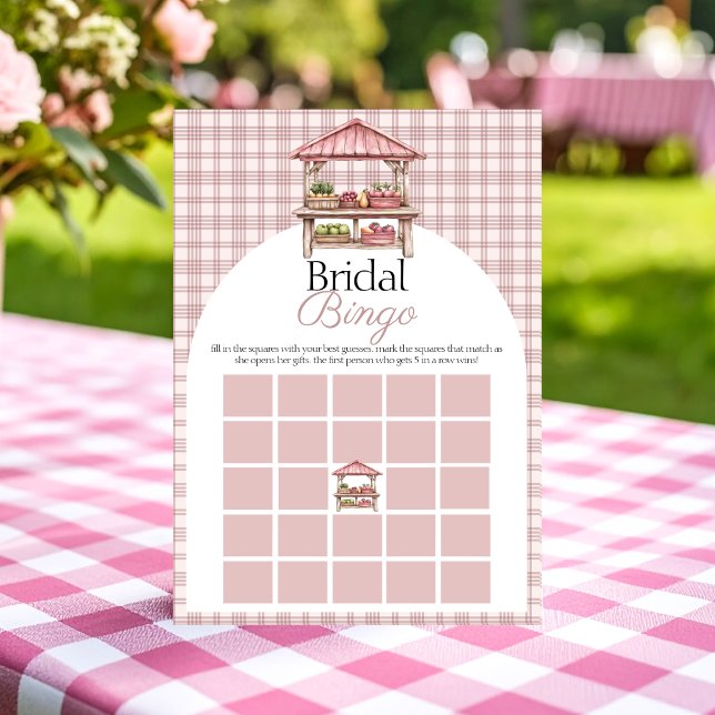 Bridal bingo Fresh off Market shower game card (Creator Uploaded)