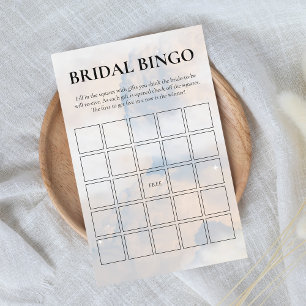 Bridal Bingo Game She's on Cloud Nine 