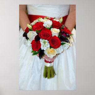 Bridal bouquet poster