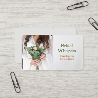 Bridal Boutique Business Card