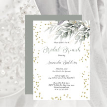 Bridal Brunch Gold Stars