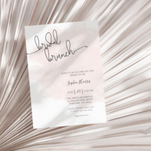 Bridal Brunch Minimalist Script Invitation