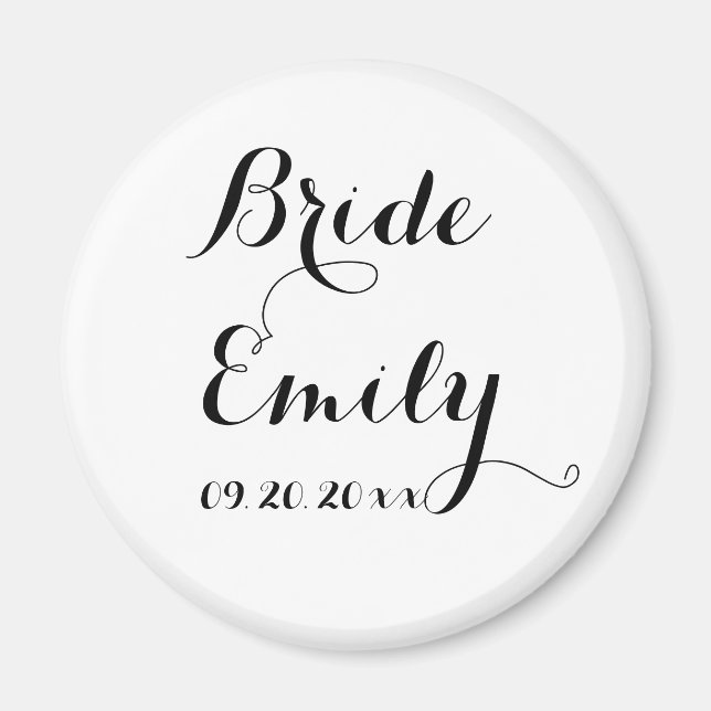 Bridal Button Magnet (Front)