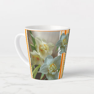 Bridal Crown Daffodils Design Latte Mug