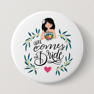 Bridal Decor 7.5 Cm Round Badge