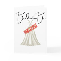 Bridal Dress Reserved, Congratulations!