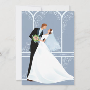 Bridal Embrace Wedding Invitation