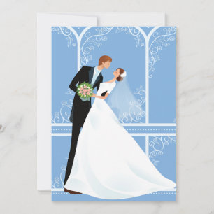 Bridal Embrace Wedding Invitation