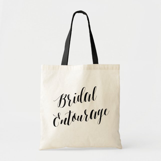 Bridal Entourage Script | Bachelorette Tote Bag (Front)