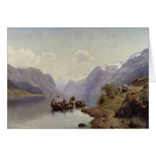Bridal Escort on the Hardanger Fiord, 1865