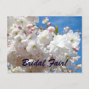 Bridal Fair! postcards Brides Fair Blossom Flowers