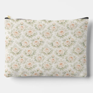 Bridal Floral Pattern Accessory Pouch