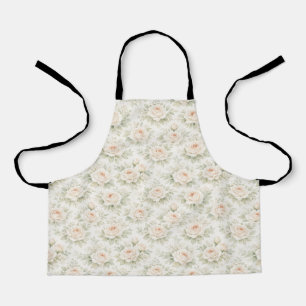 Bridal Floral Pattern Apron