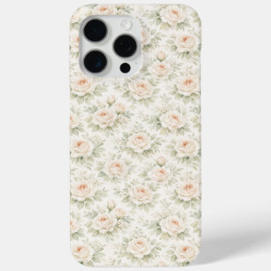 Bridal Floral Pattern iPhone 15 Pro Max Case