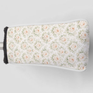 Bridal Floral Pattern Golf Head Cover