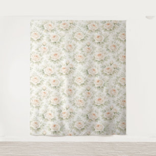 Bridal Floral Pattern Tapestry