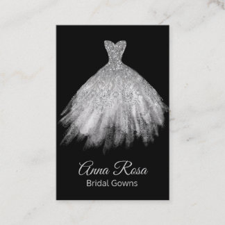 *~* Bridal Gowns Wedding Event Wedding Dress Business Card