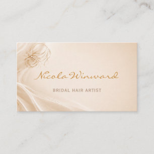 Bridal Hair Artist Business Card