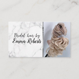Bridal hair Wedding Hairstyles Business Card