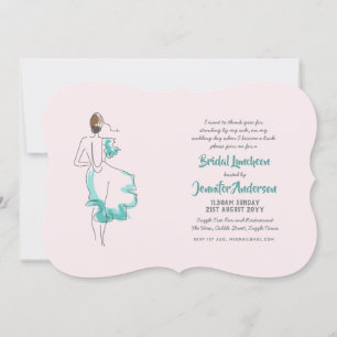 Bridal Luncheon - thank you to Bridesmaids etc Inv Card