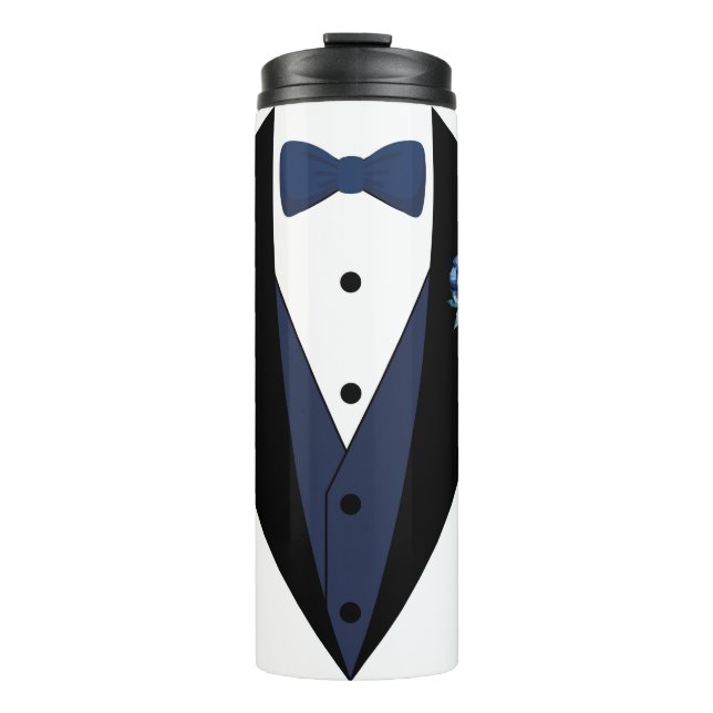 Bridal Party Best Man Thermal Tumbler (Front)