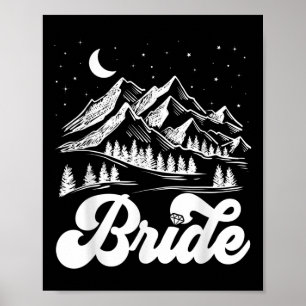 Bridal Party Bride Bachelorette Party Bridesmaid H Poster