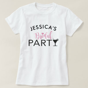 Bridal Party Custom Team Bride Cocktail tops tee